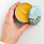 how to make candles with beeswax